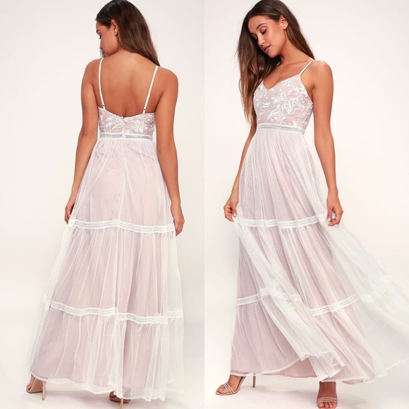 elenora white embroidered maxi dress